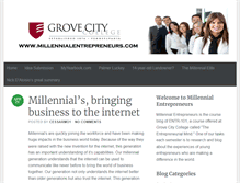 Tablet Screenshot of millennialentrepreneurs.com